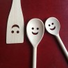 Happy spoon - Cuillères et spatule en bois