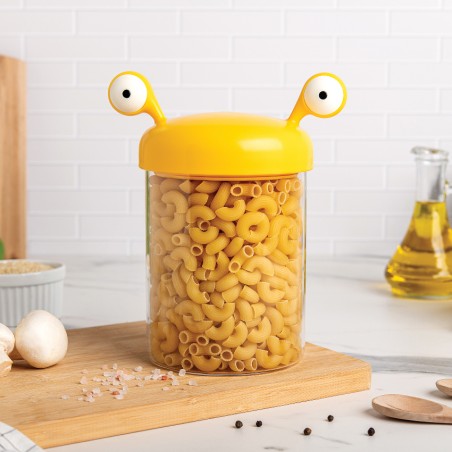 Bocal à pâtes en verre Noodle Monster moyen modèle (junior)