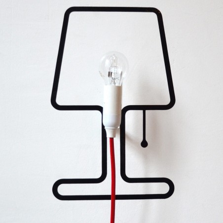 Lampe TINY - icone de lampe en adhésif