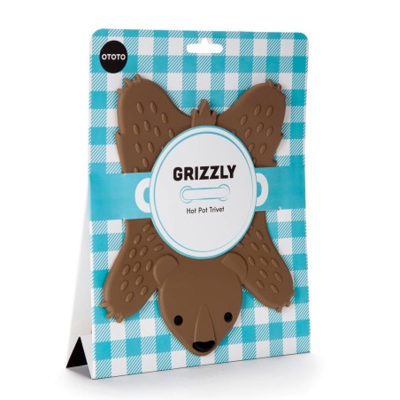 Grizzly -Ours dessous de plat